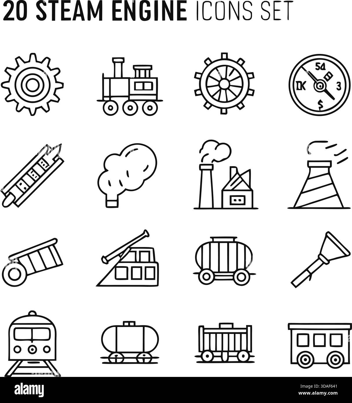 Steam power industrial revolution Stock Vector Images - Alamy