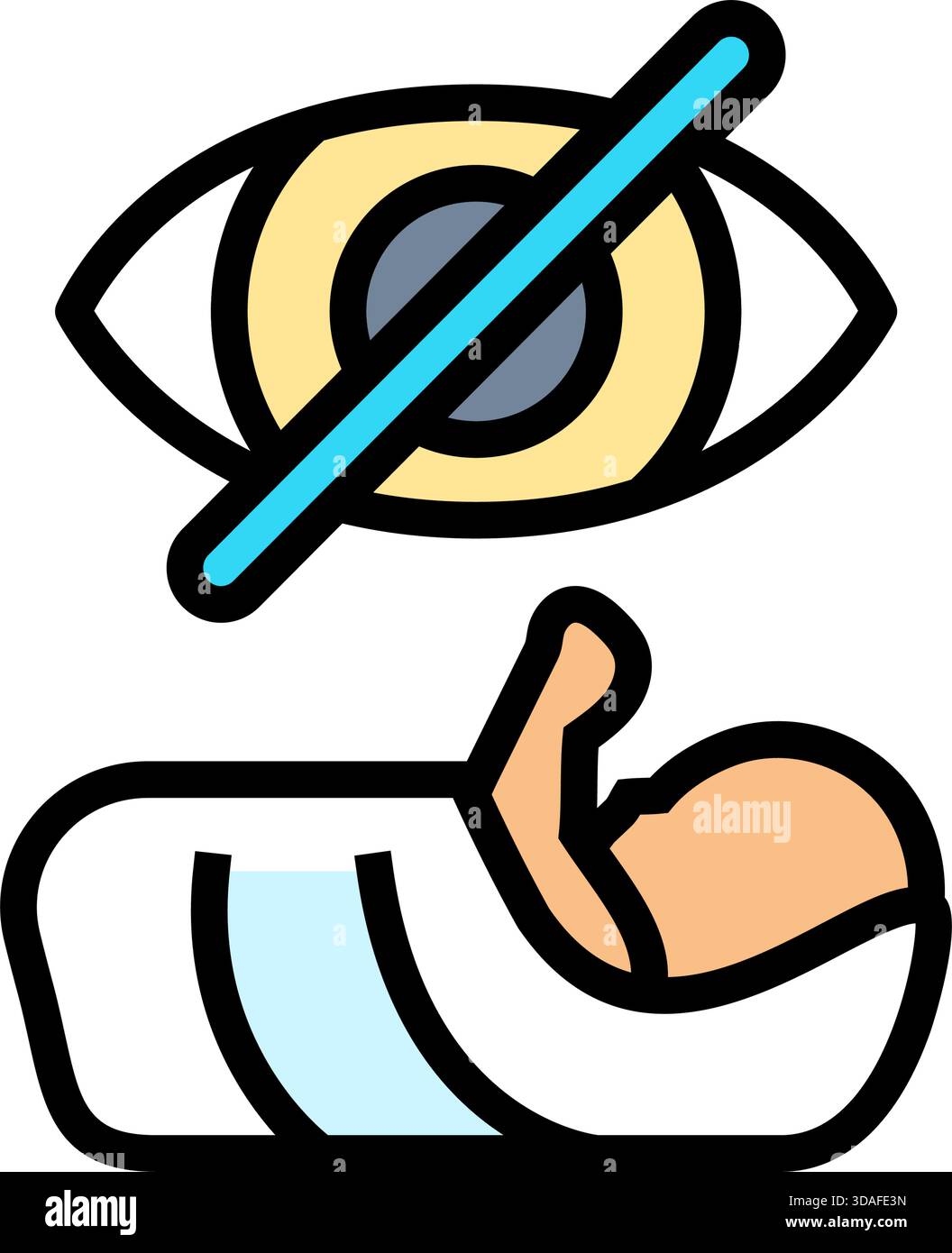 vision problems color icon vector illustration Stock Vector Image & Art ...