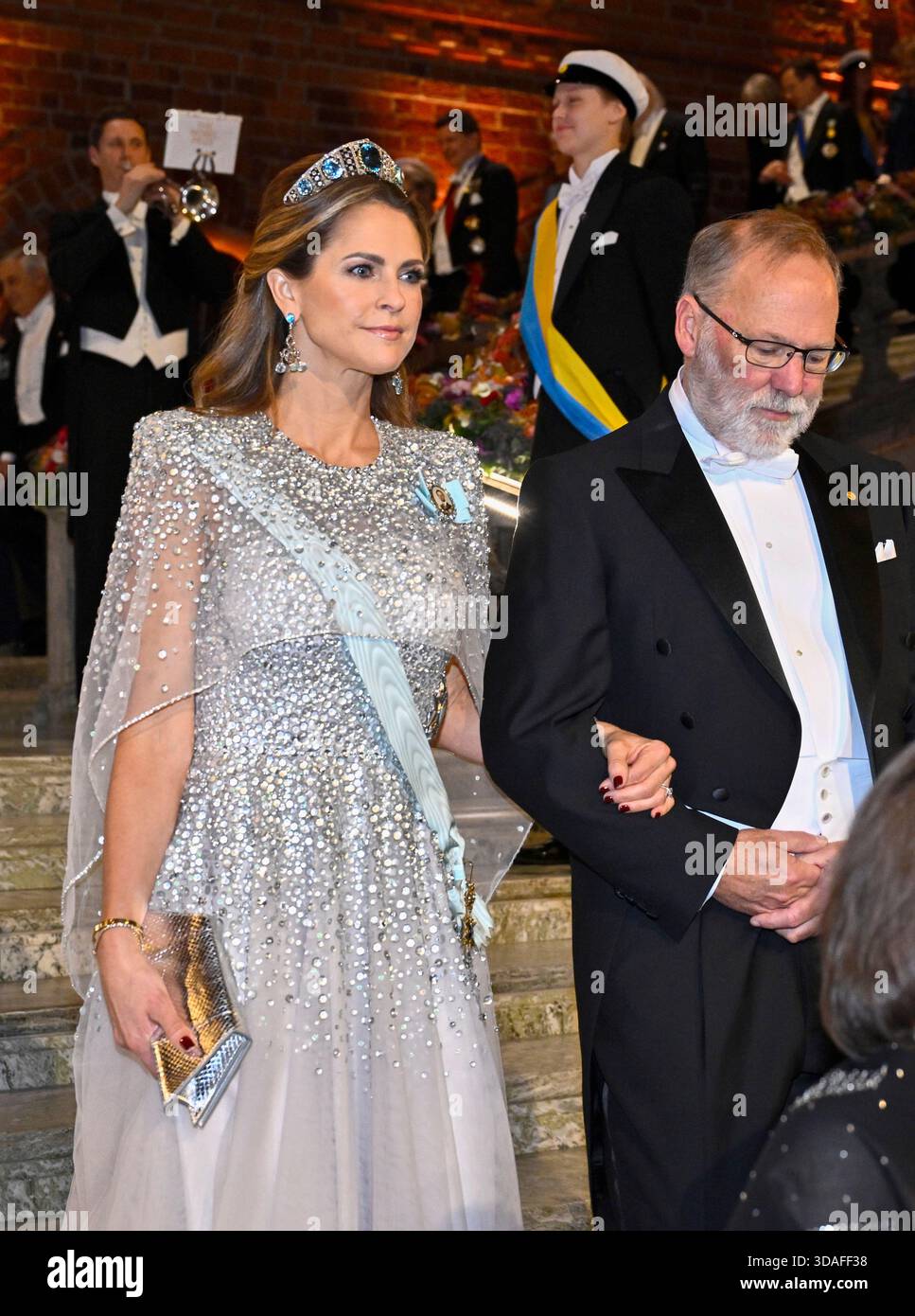 STOCKHOLM, SWEDEN 20251210Princess Madeleine and Nobel Prize laureate ...