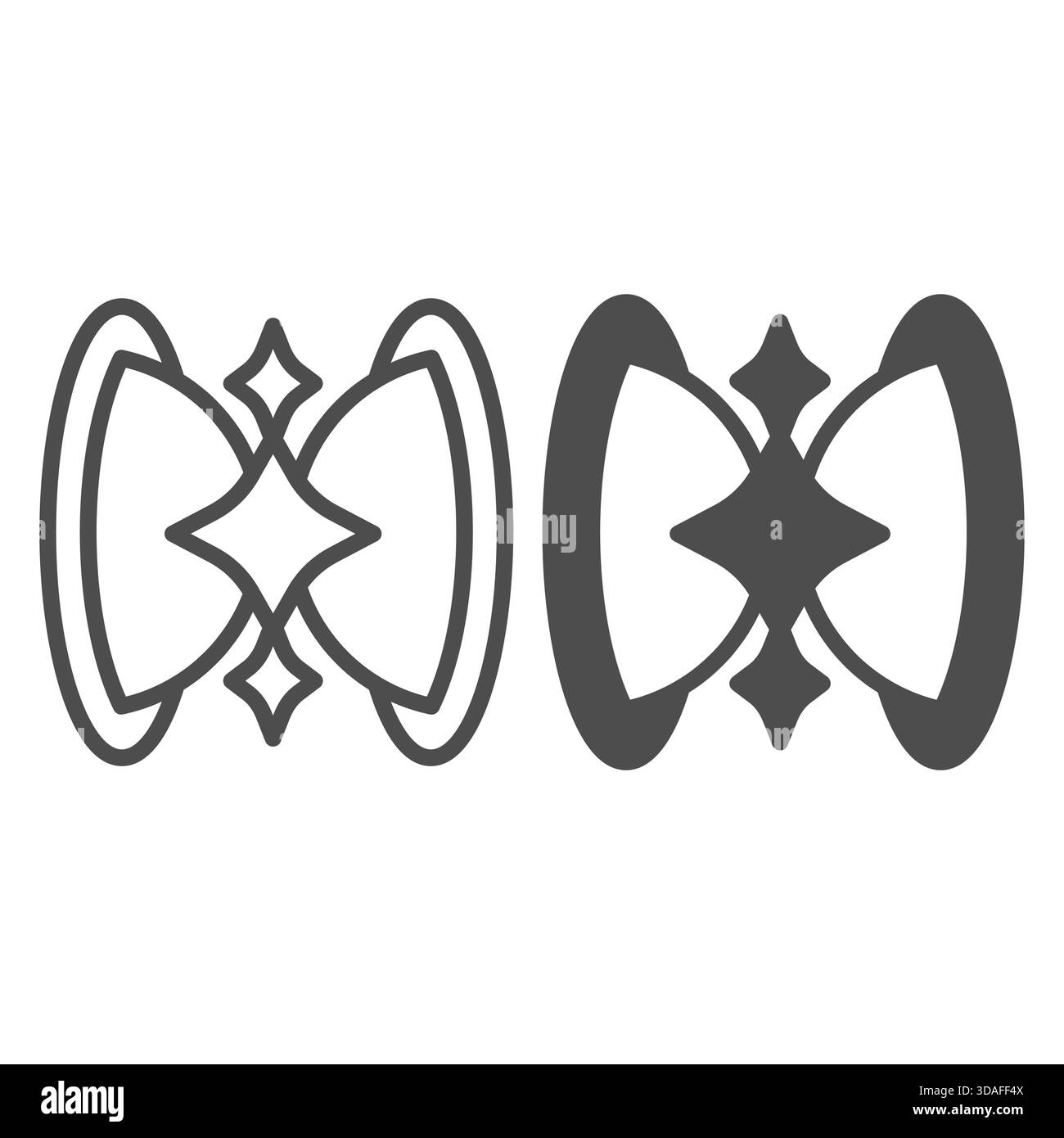 Contact of two galaxies line and solid icon, crypto metaverse concept.  Vector graphics. Galaxy pairing and stars, combining sign on white  background Stock Vector Image & Art - Alamy