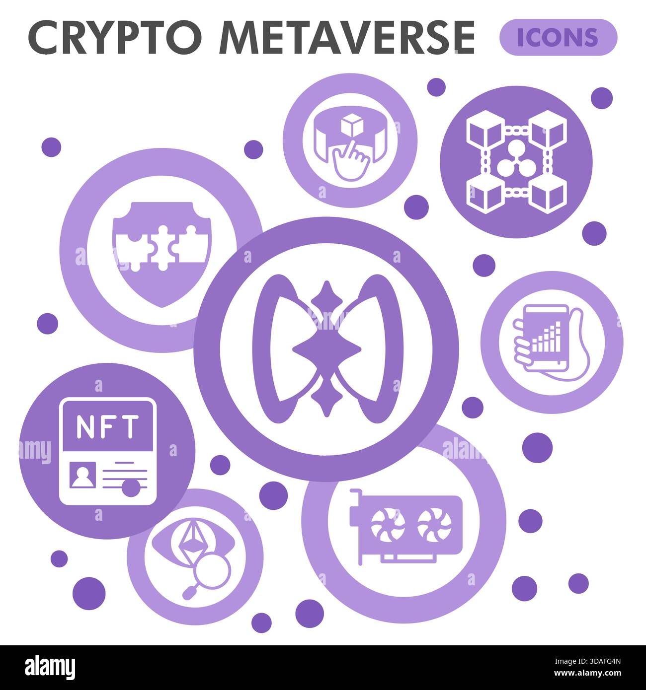 Crypto bubble Stock Vector Images - Page 2 - Alamy