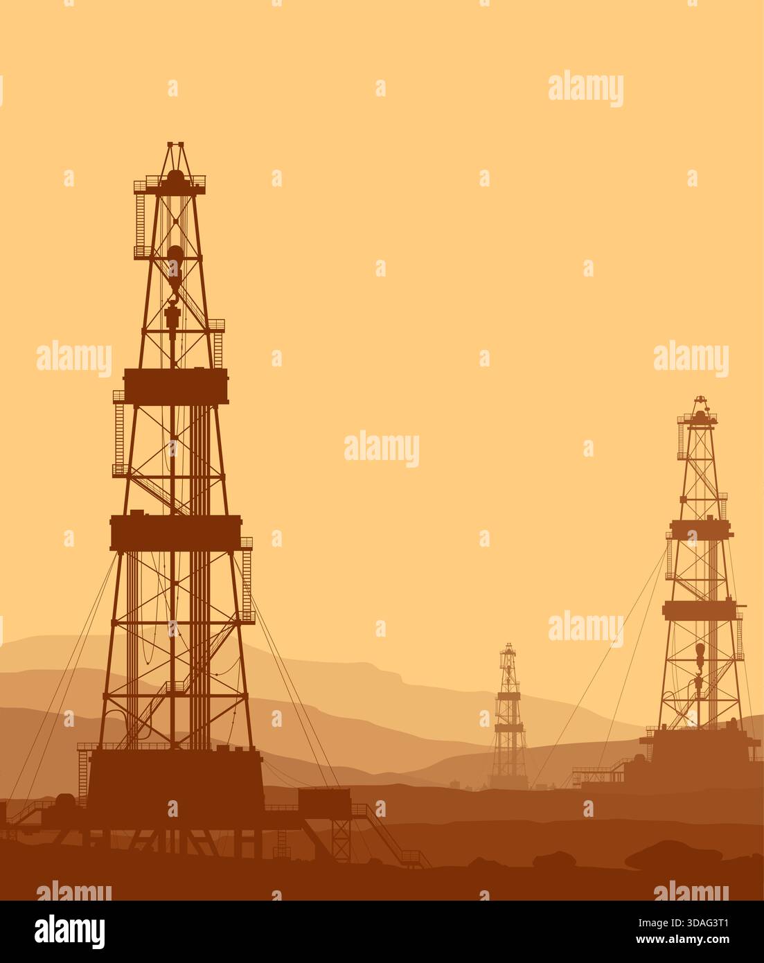 Stock Vector Rigs Productoin Stock Vector Images - Alamy