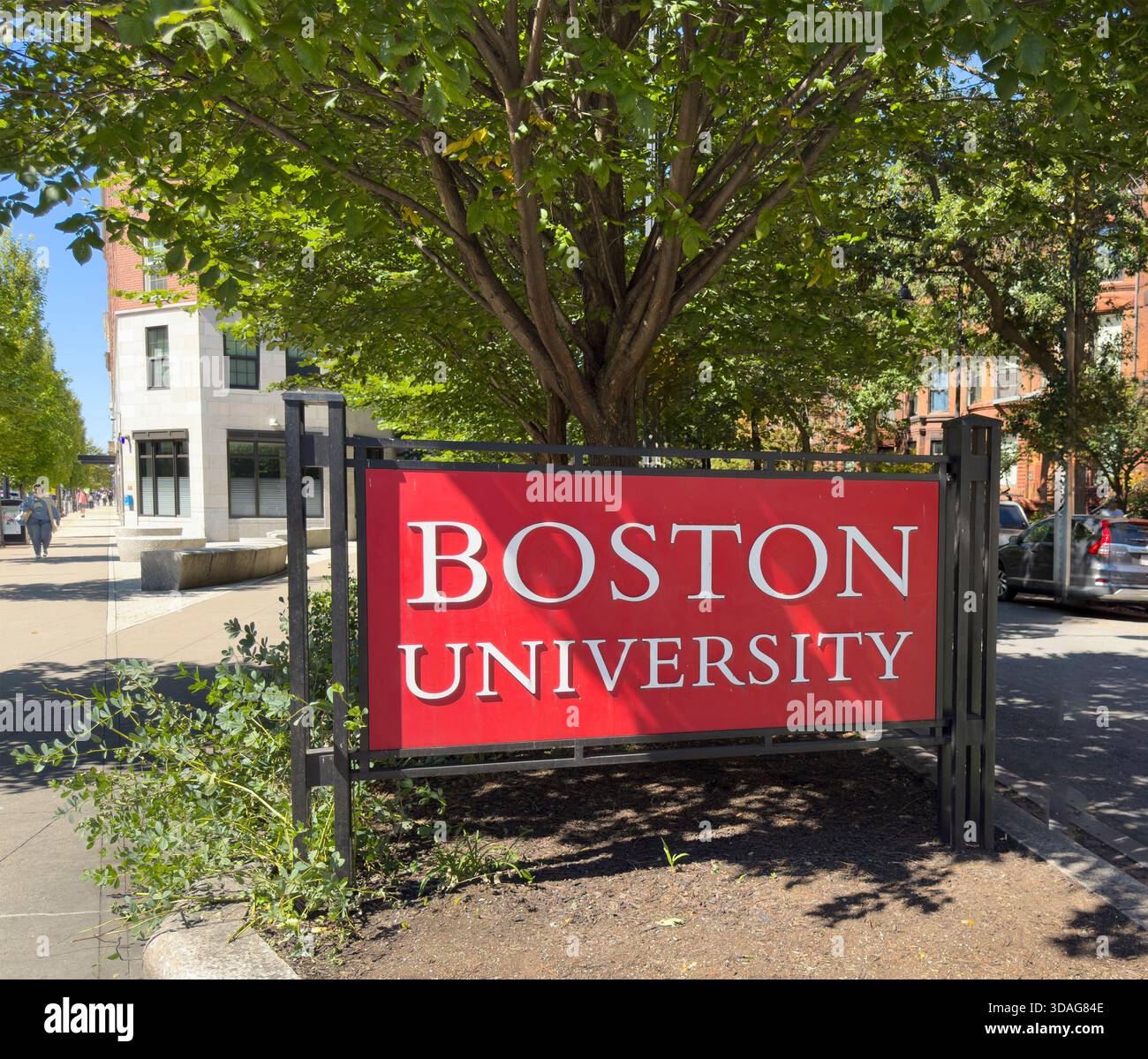 Boston university sign campus hi-res stock photography and images - Alamy