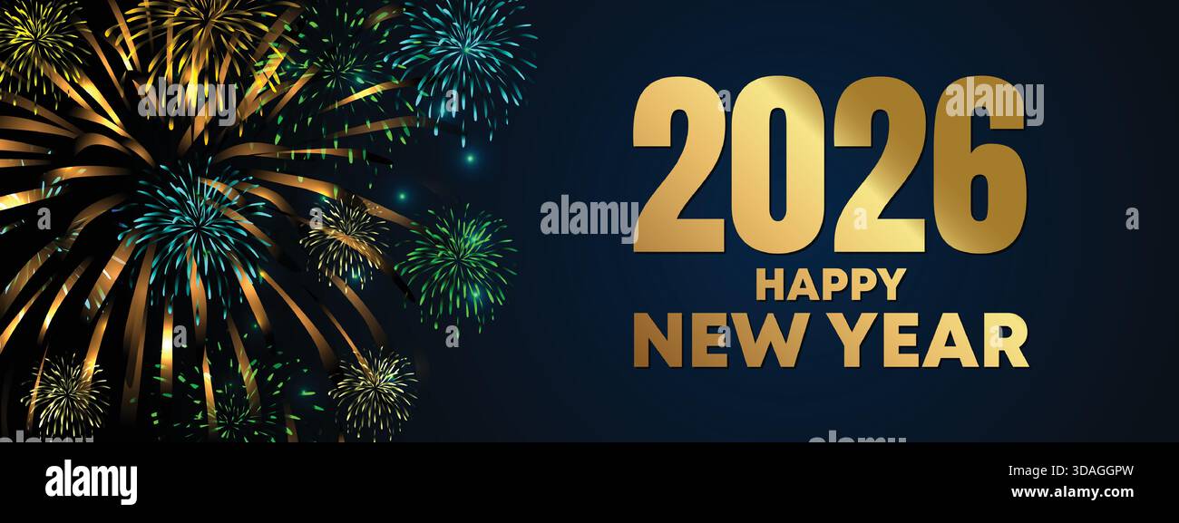 Joyful happy new year 2026 hi-res stock photography and images - Alamy