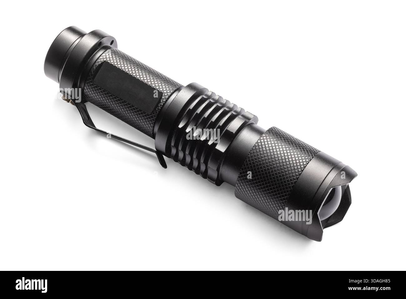 Flashlight isolated on white background Stock Photo
