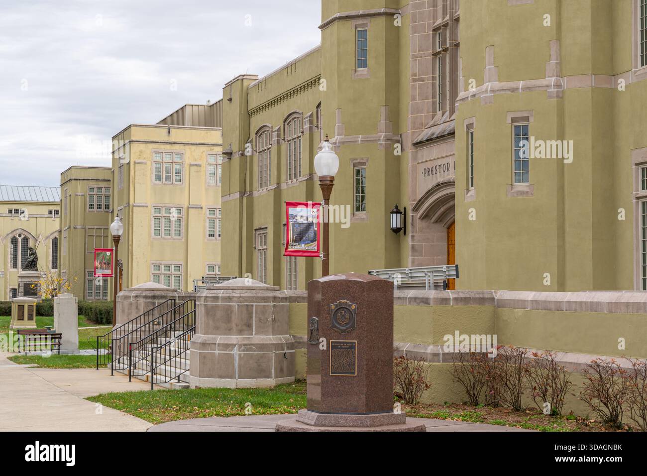 Lexington, VA, USA, October 26, 2025: Preston Library on the campus of ...