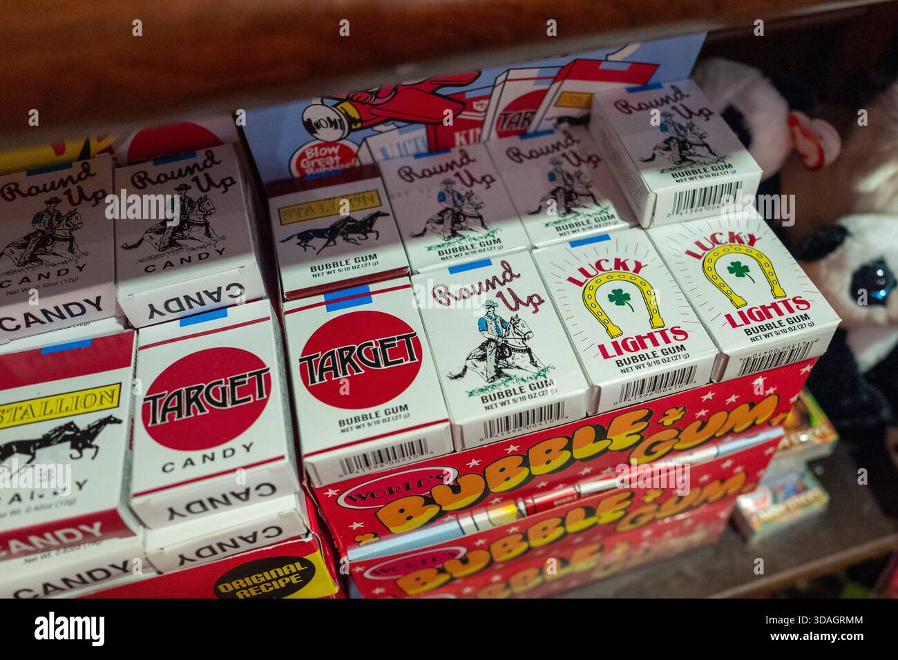 candy cigarettes puff smoke I used to blow smoke with the candy cigarette gum but really preferred  those extra waxy chocolate ones instead. And of course the cigars were  always around. Those things are thankfully not