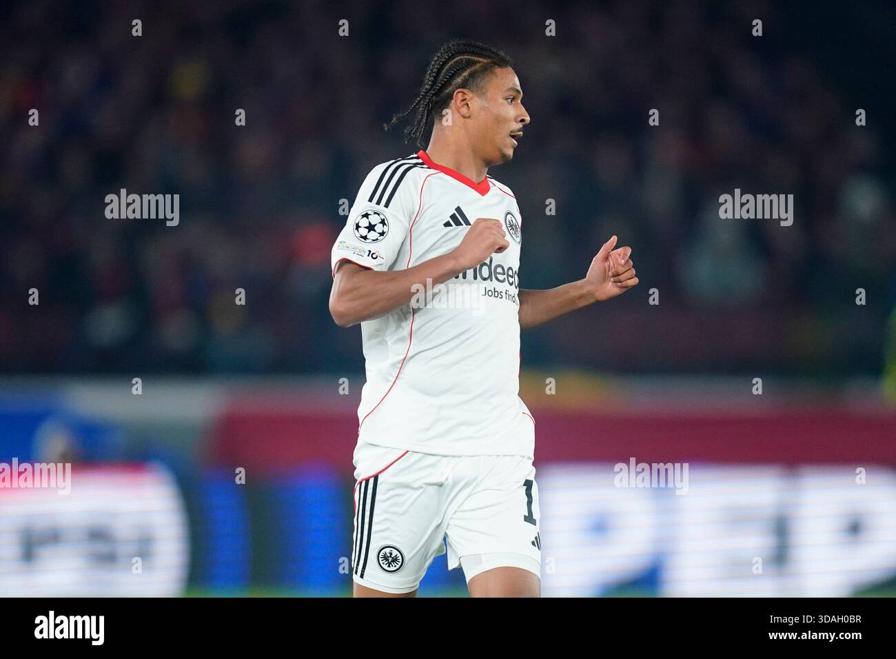 Jean-Matteo Bahoya of Eintracht Frankfurt during the UEFA Champions ...