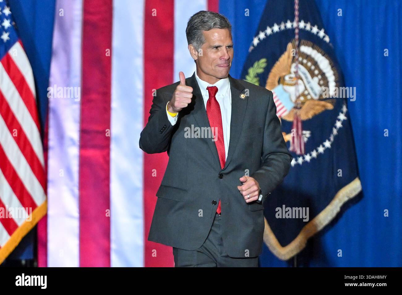 Rep Meuser U.S. Rep. Dan Meuser, R-Pa arrives to speak before President Donald ...