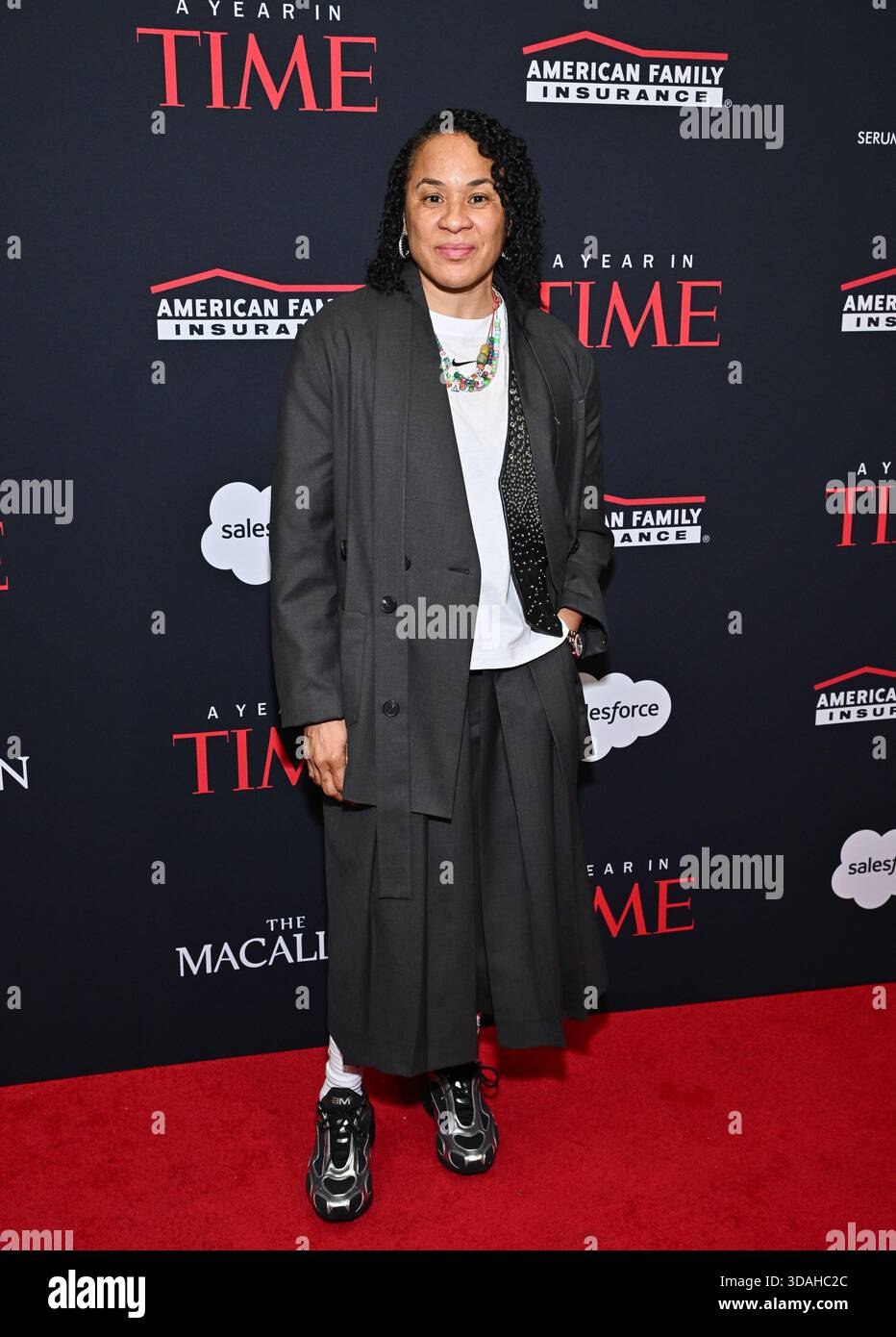 American basketball coach Dawn Staley attends the A Year in TIME honors ...