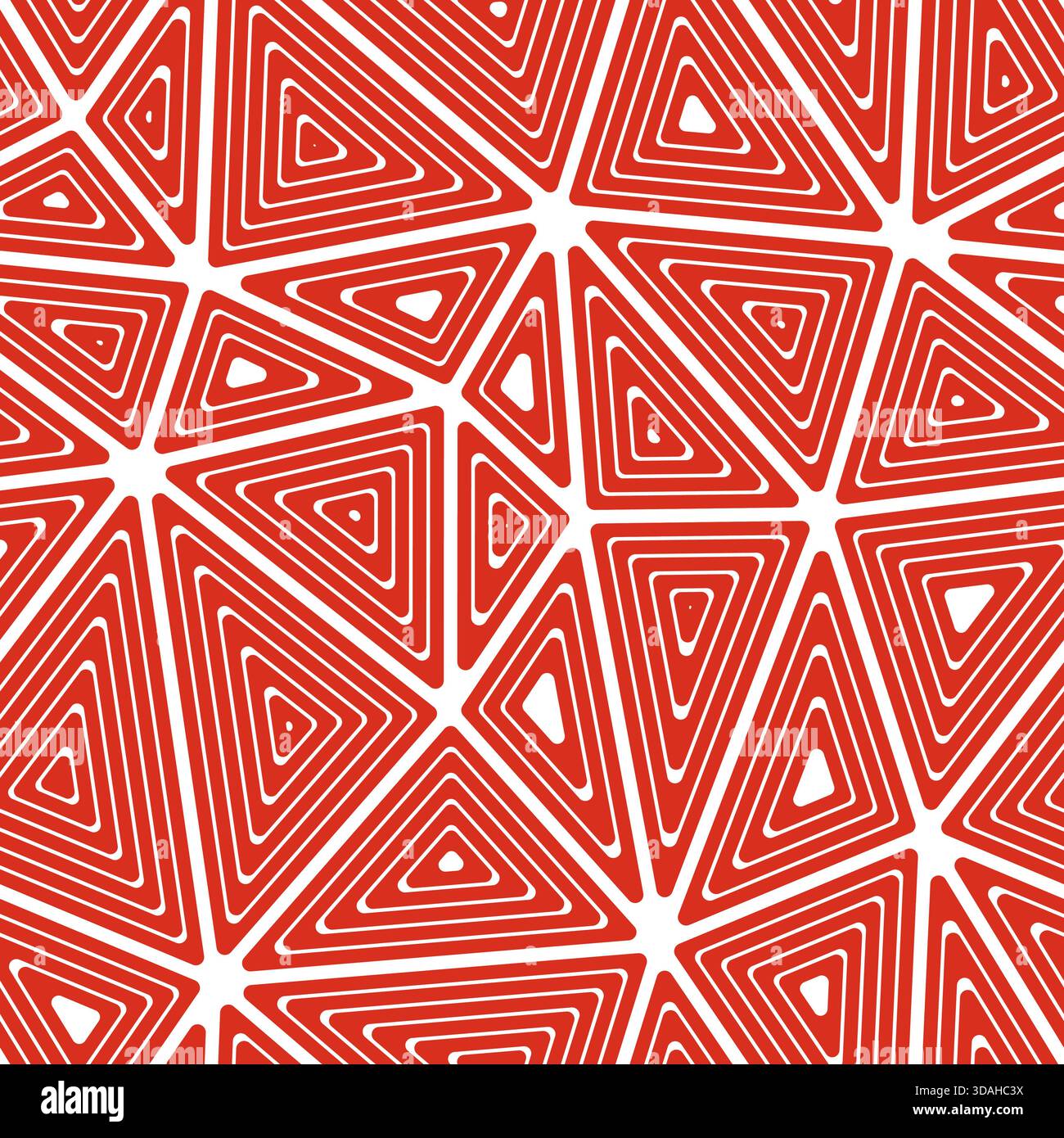 A geometric background featuring large triangles with multiple repeated inner triangles. Stock Vector