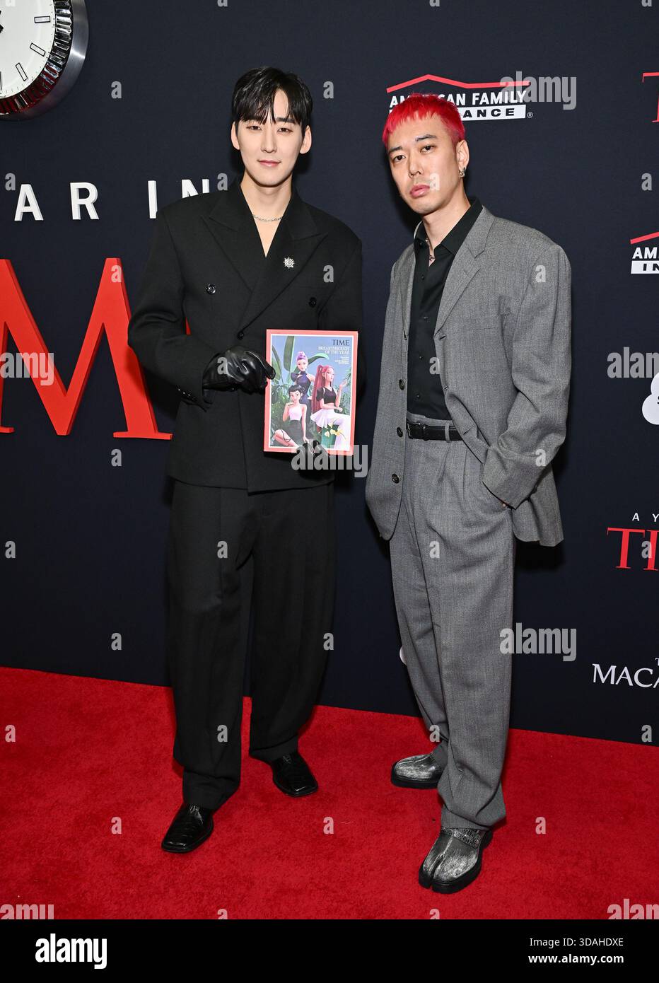 Kevin Woo, left, and Danny Chung attend the A Year in TIME honors gala at  Current at Chelsea Piers on Wednesday, Dec. 10, 2025, in New York. (Photo  by Evan Agostini/Invision/AP Stock