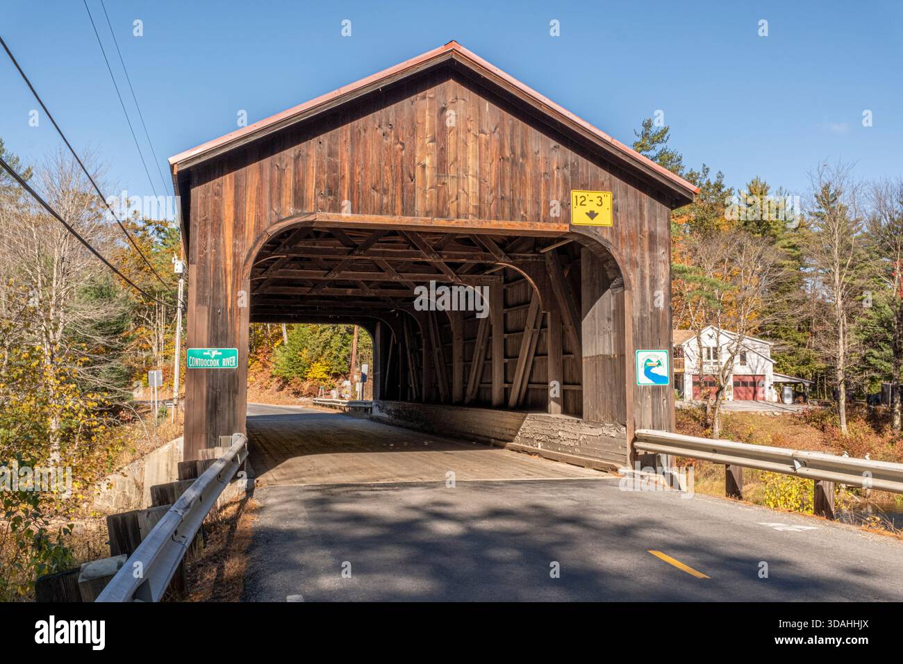 Hancock Greenfield Covered Bridge Hi res Stock Photography And Images