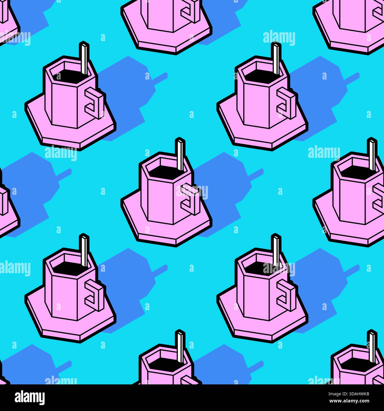 Vibrant blue object Stock Vector Images - Alamy