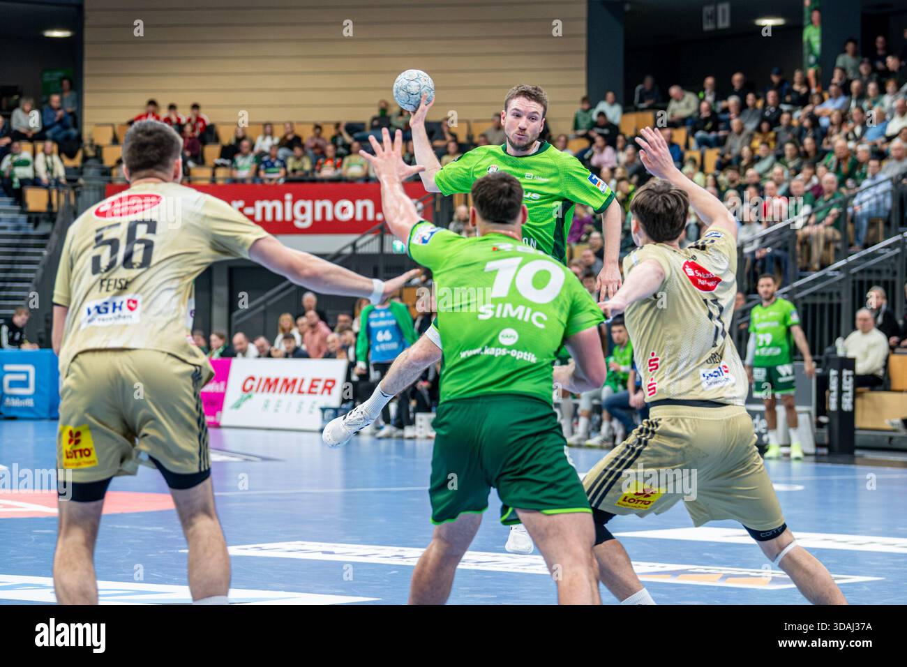 Dominik Mappes (HSG Wetzlar, 7), Josip Simic (HSG Wetzlar, 10), Hannes ...