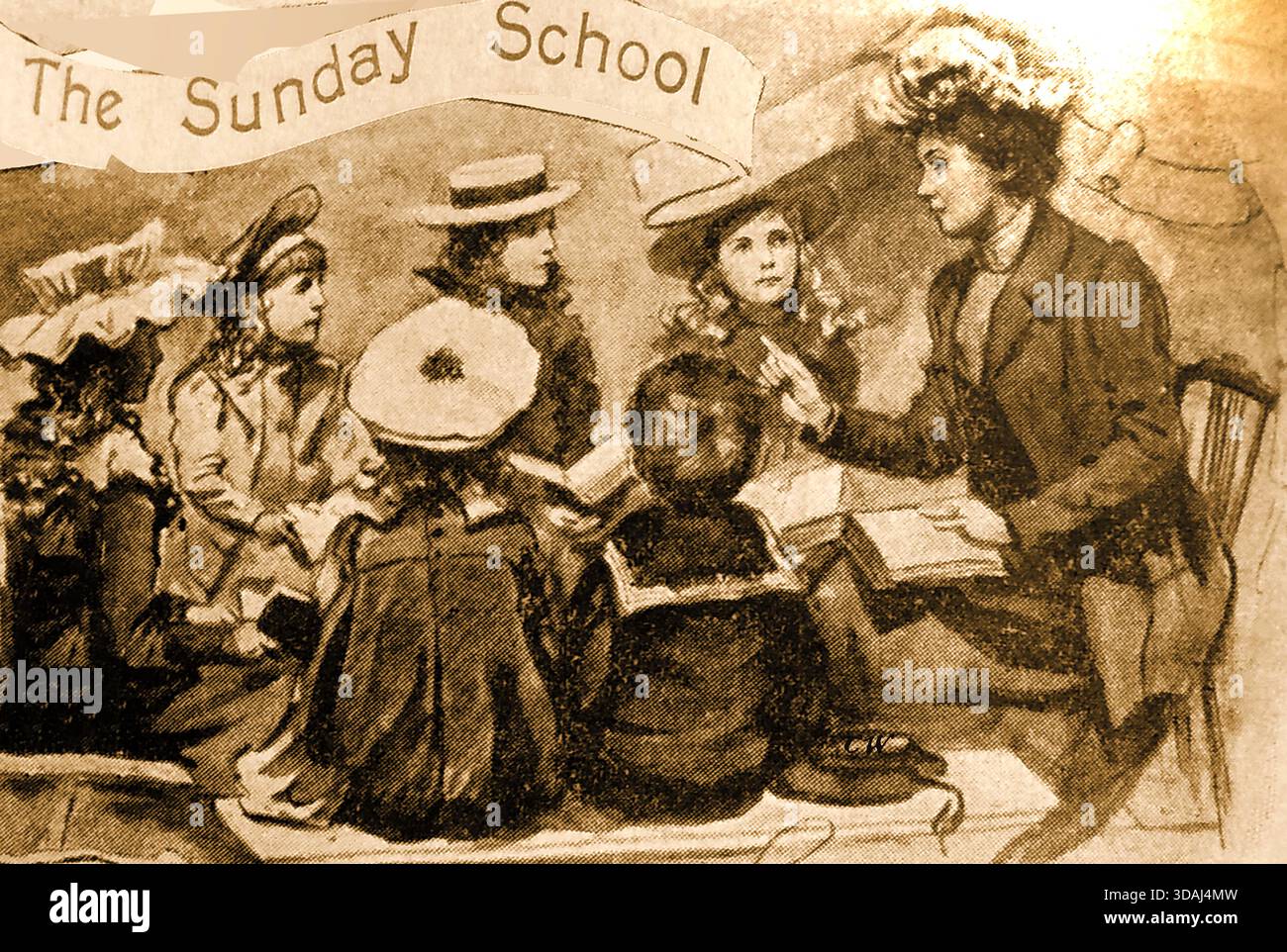 Typical old victorian school hi-res stock photography and images - Alamy