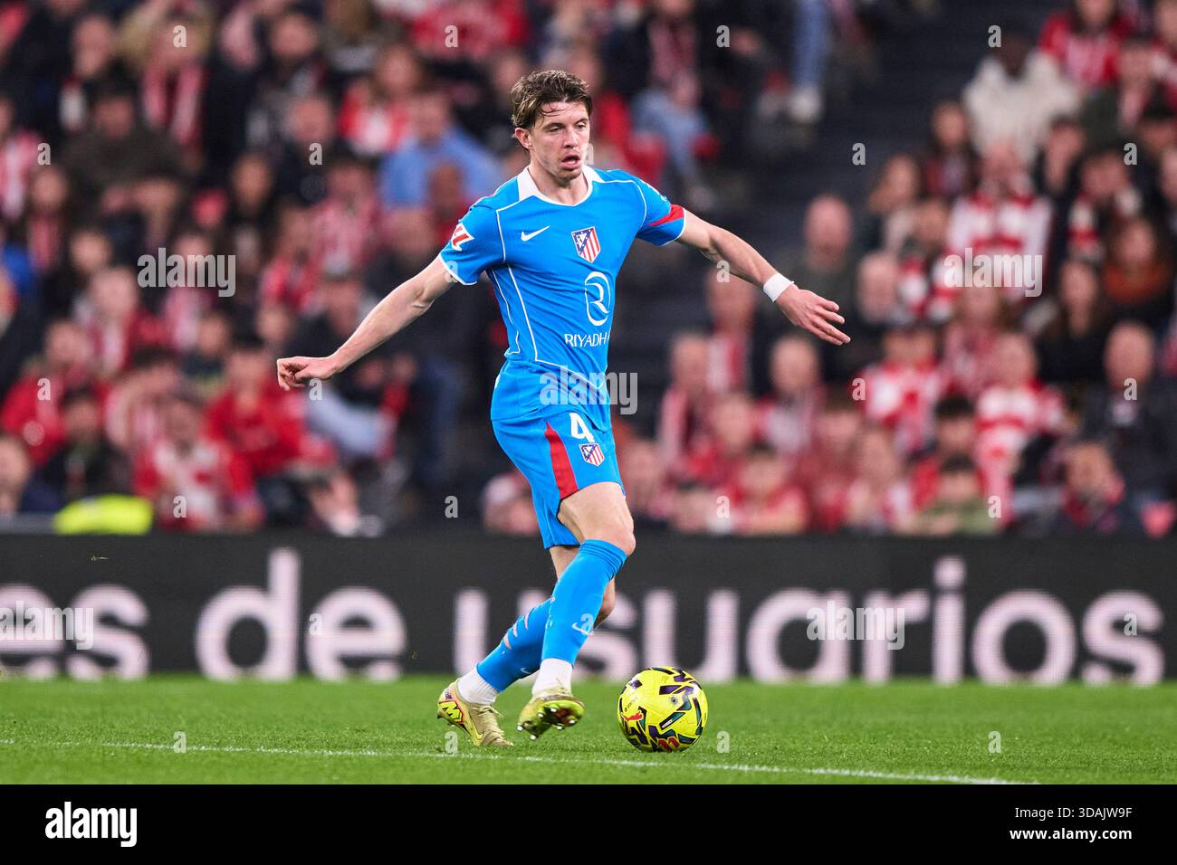 Conor Gallagher of Atletico de Madrid with the ball during the
