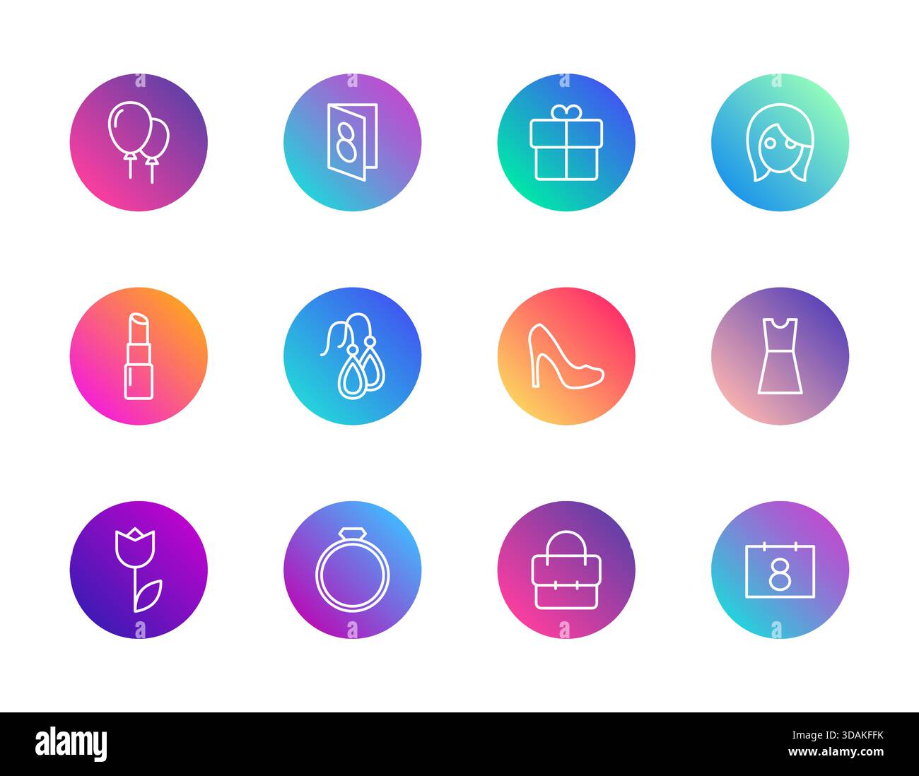 Women Day, femininity, celebration. Stock Vector