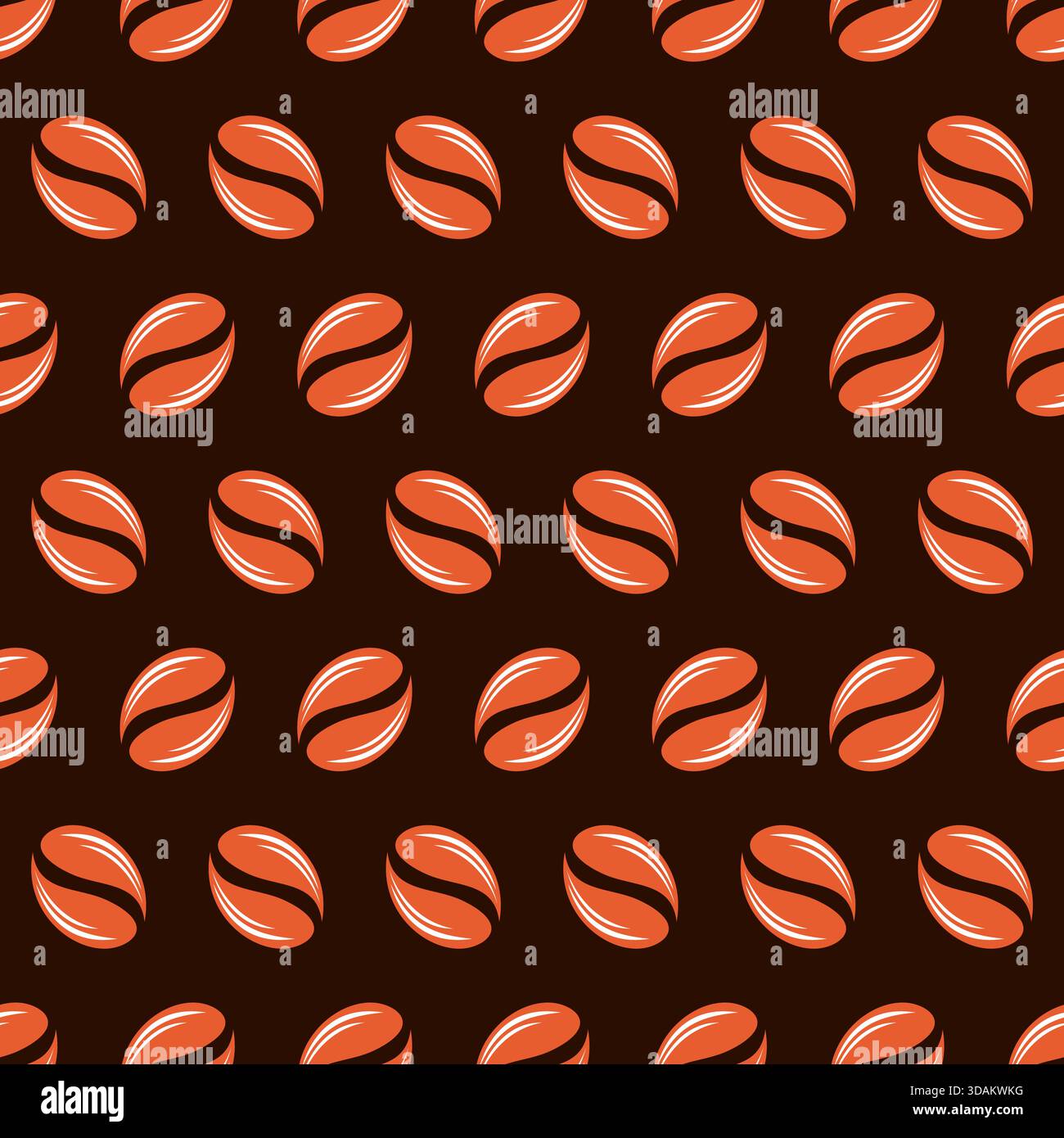Coffee beans seamless pattern vector design Stock Vector