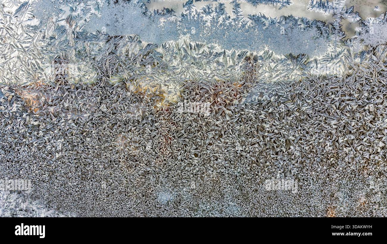 Frost on Window - 2025 Stock Photo