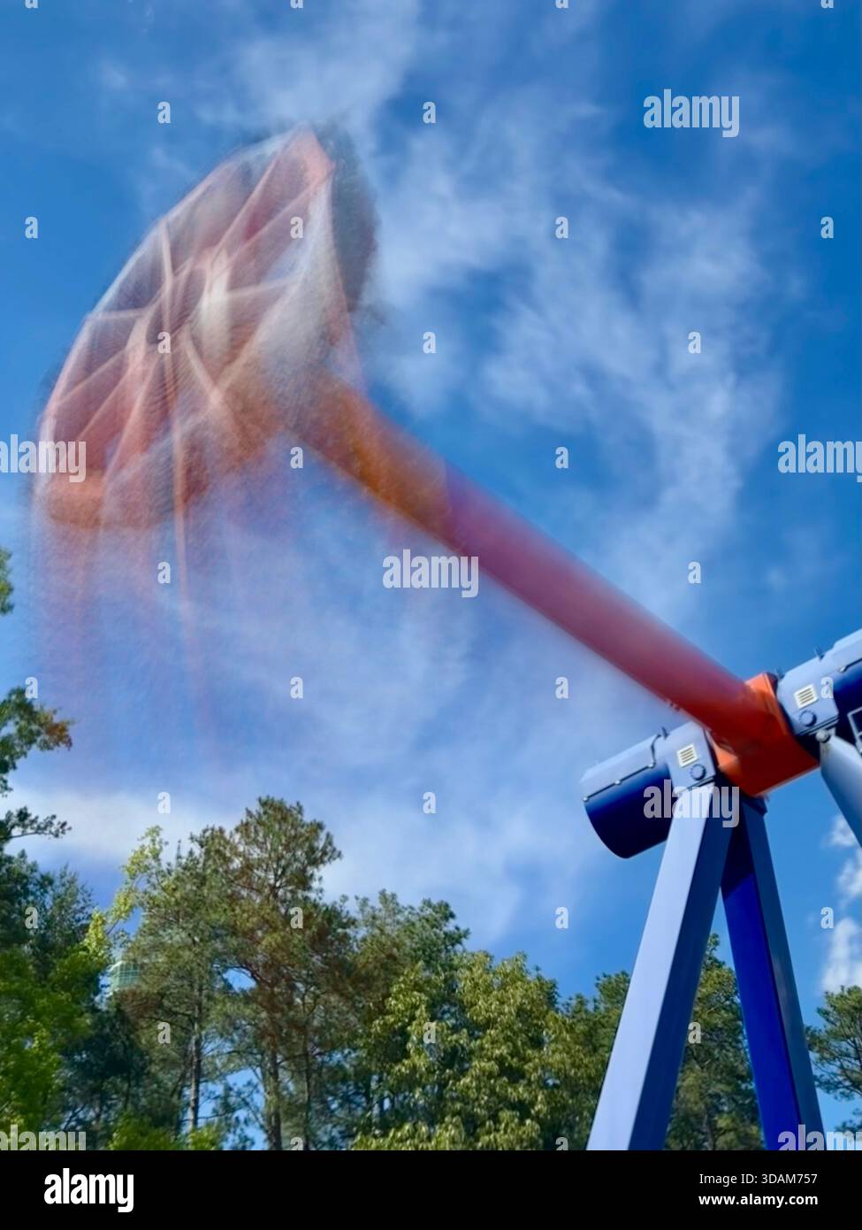 Delirium at Kings Dominion in Doswell, VA USA Stock Photo