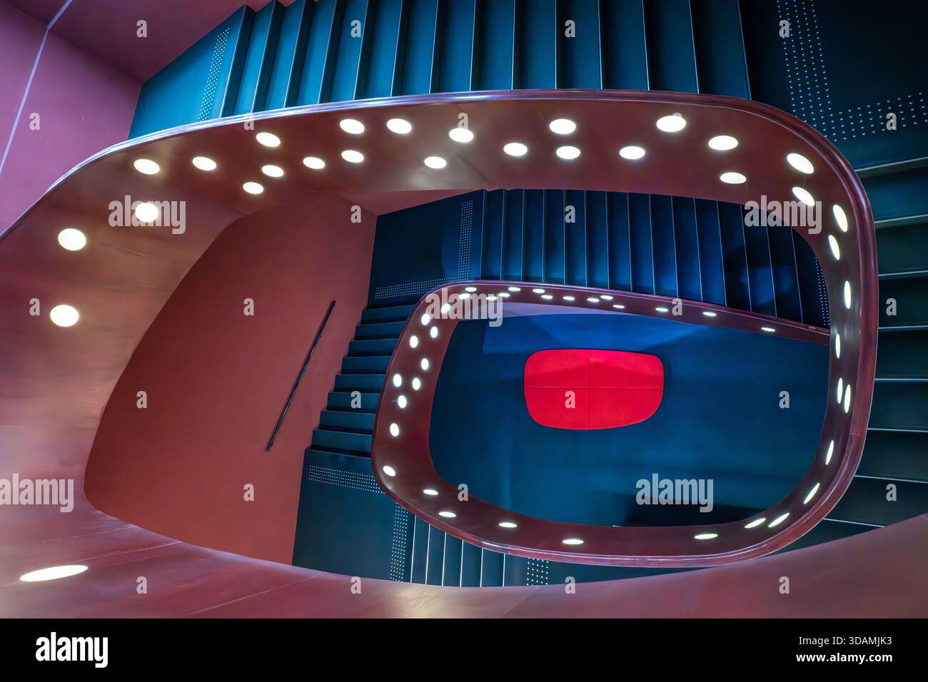 Spiraling shapes creating hi-res stock photography and images - Alamy
