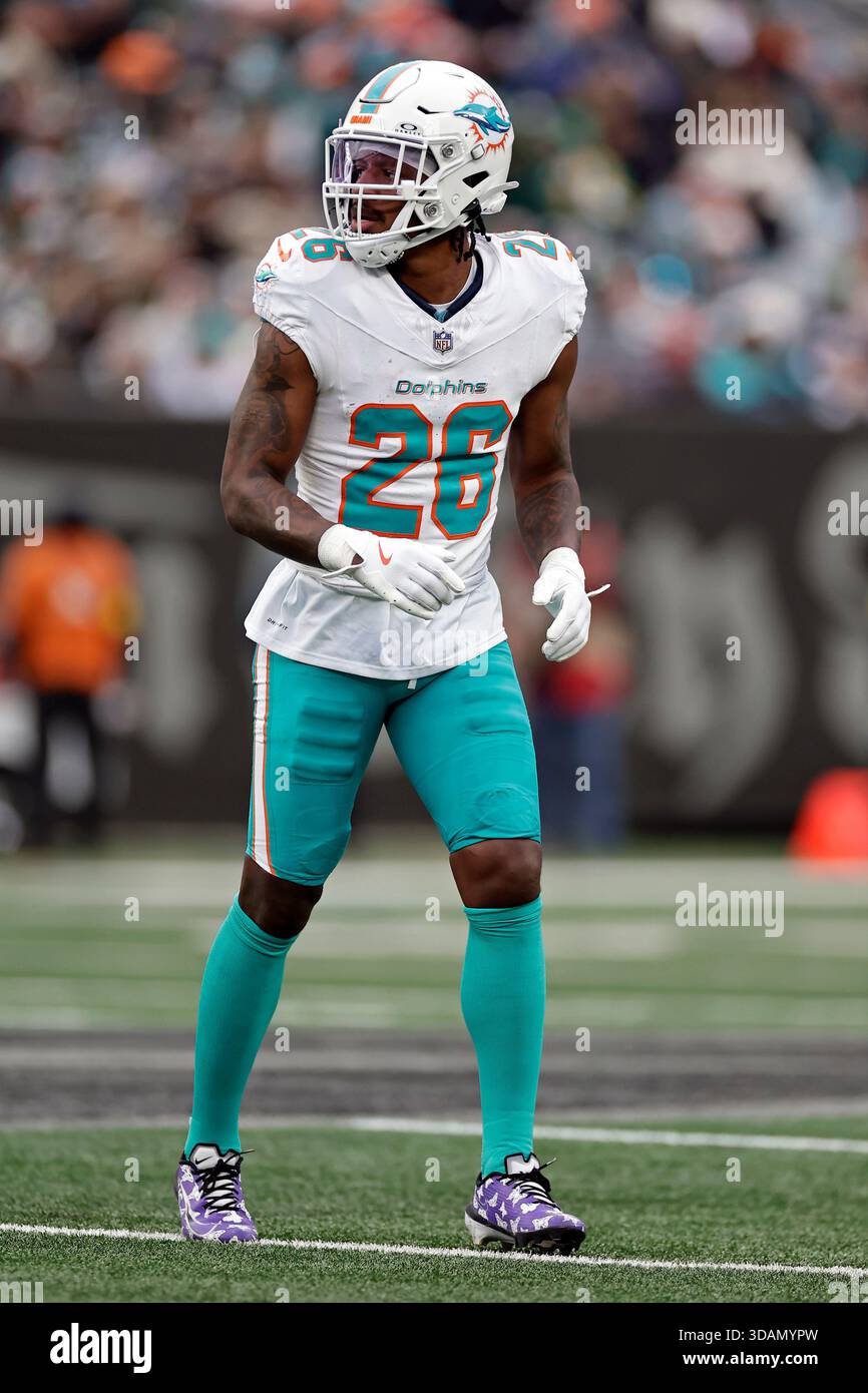 Miami Dolphins cornerback Rasul Douglas (26) defends during an NFL ...