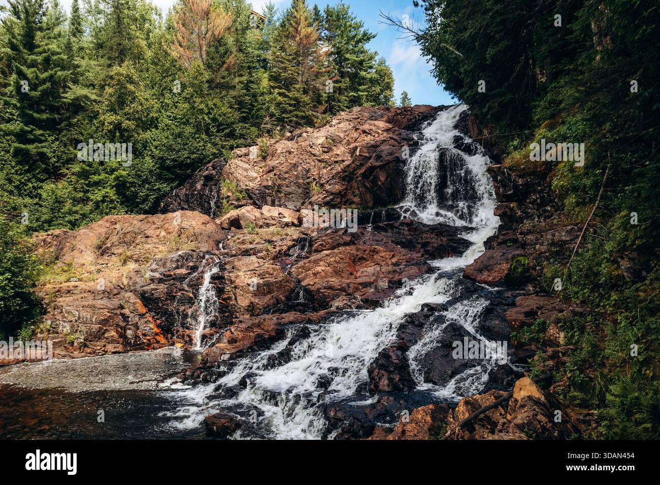 Parc des chutes de la petite riviere bostonnais hi-res stock ...