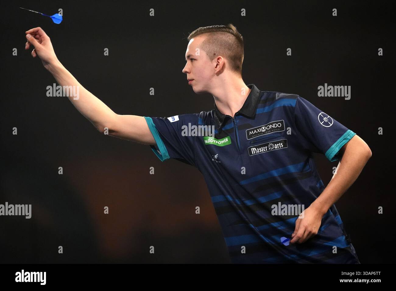 Jamai van den Herik in action on day one of