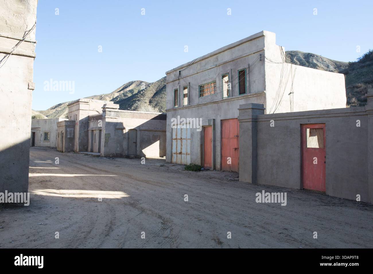 Shot Up Village Film Location Stock Photo