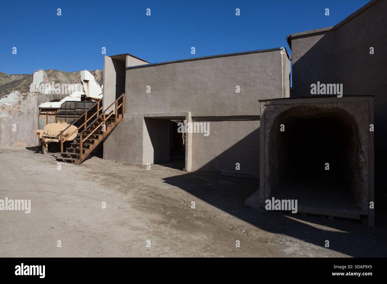 Shot Up Village Film Location Stock Photo