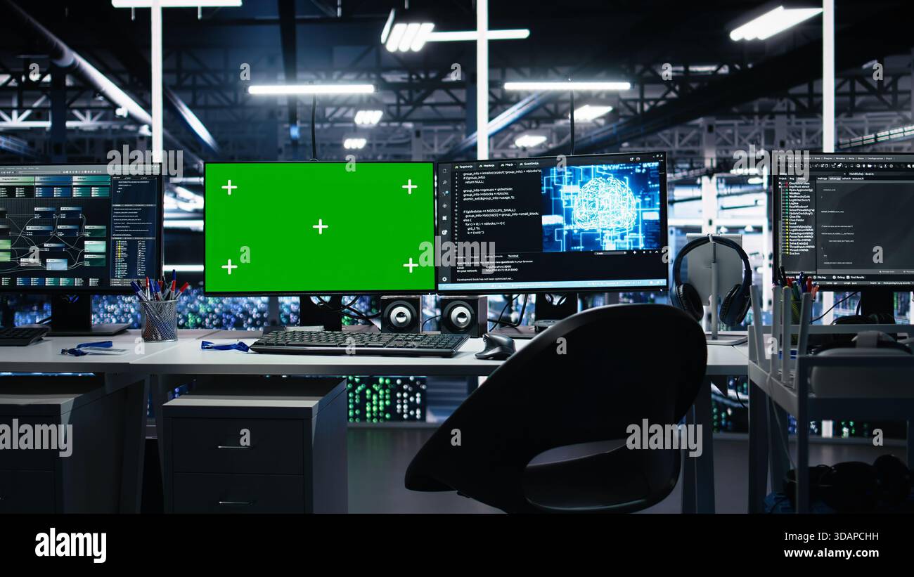 Screen mockup computer monitors hi-res stock photography and images - Alamy