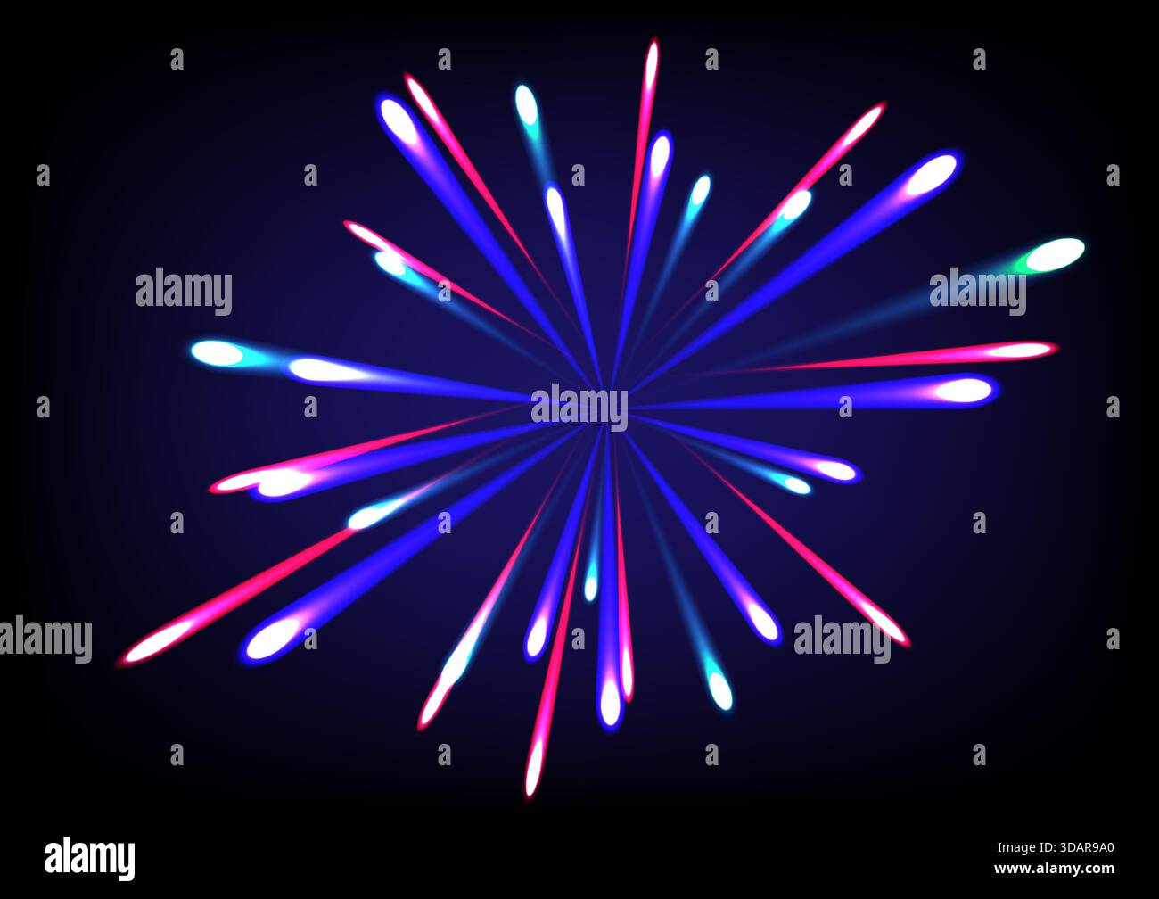 Abstract background with colorful explosion blast, stock vector Stock Vector
