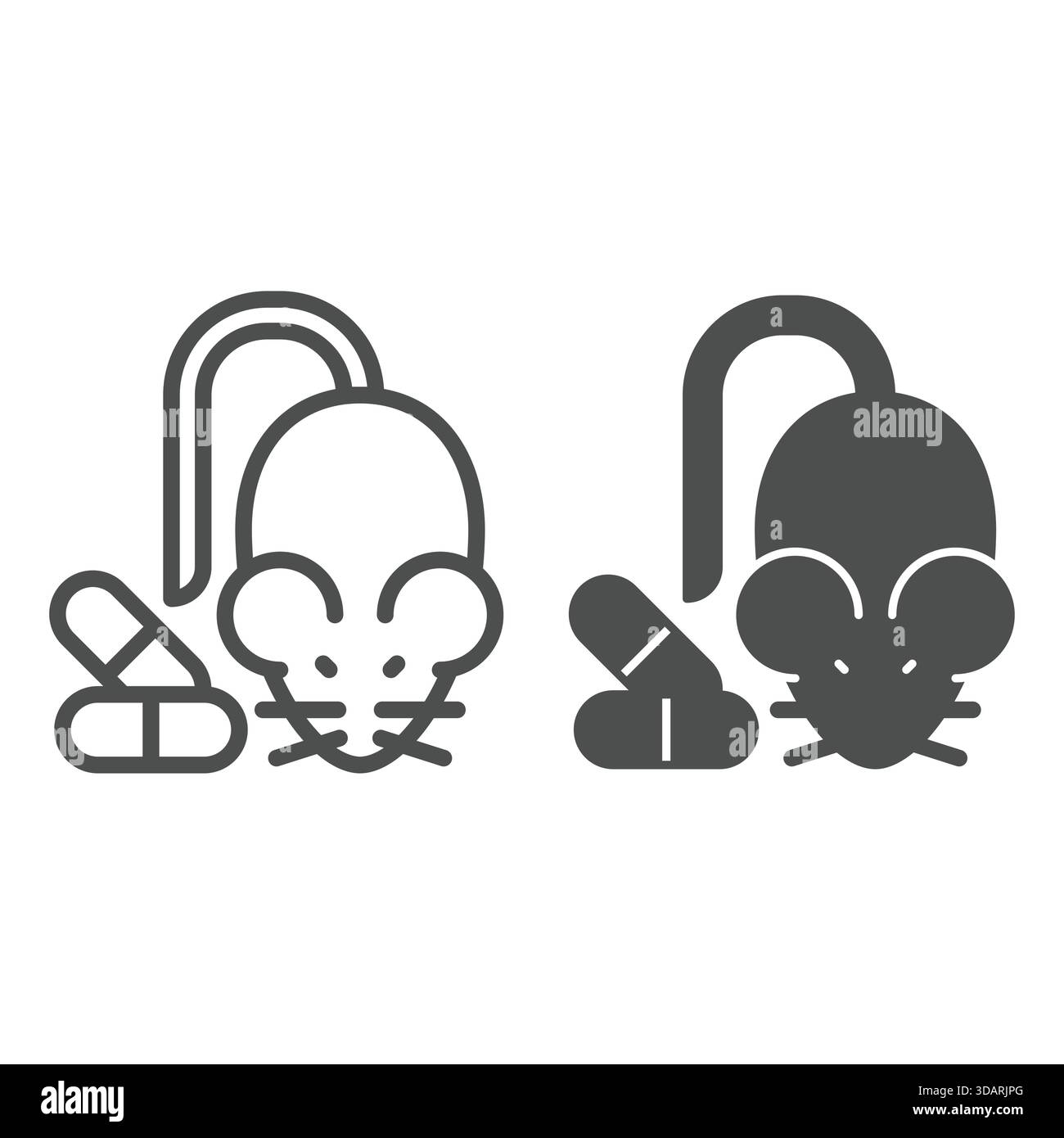 Clinical research mice Stock Vector Images - Alamy