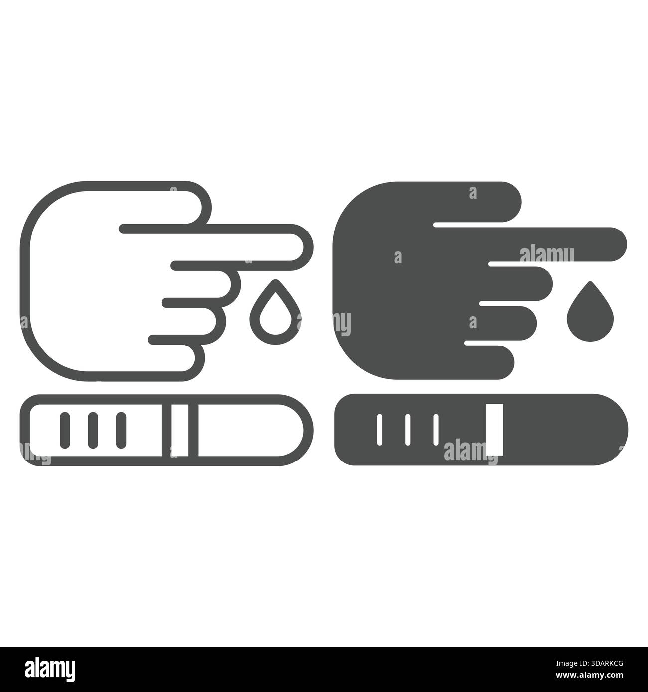 Finger measuring Black and White Stock Photos & Images - Alamy