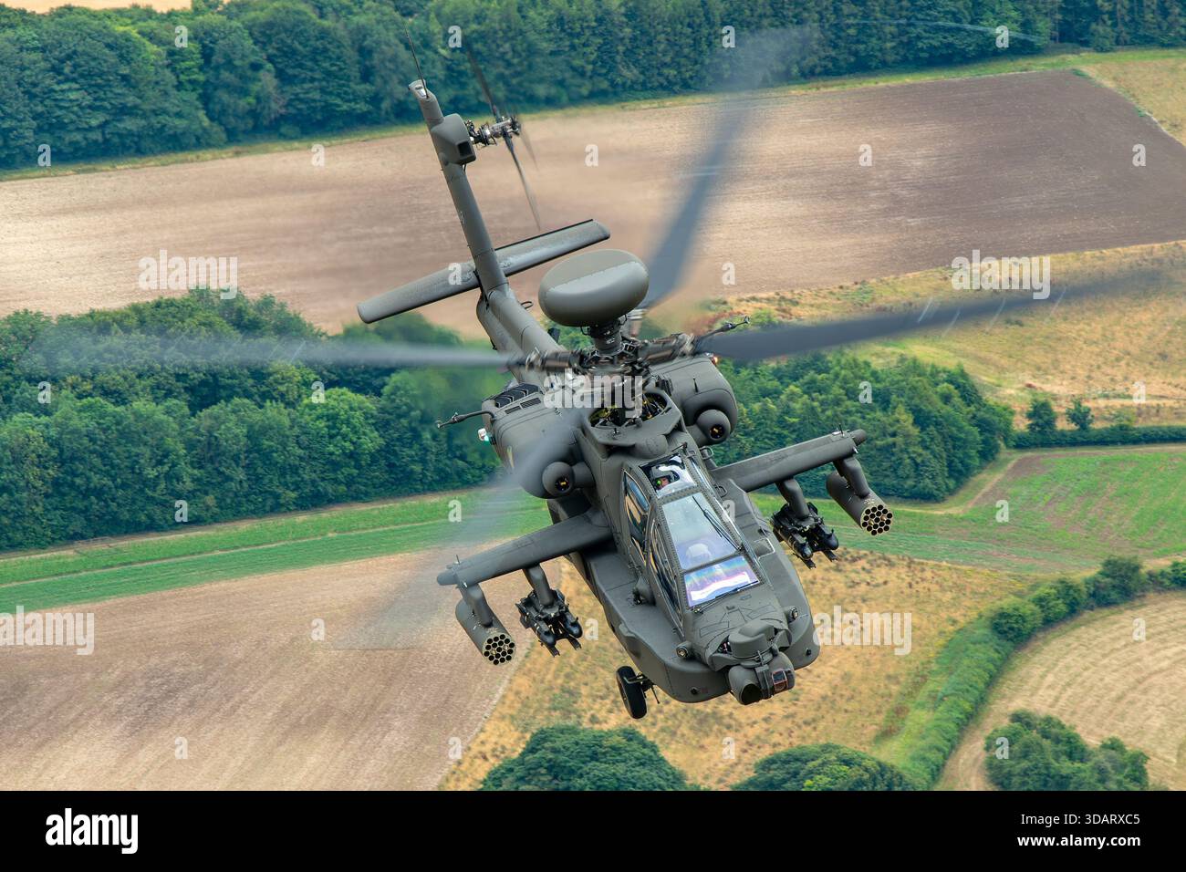 The Royal Netherlands Air Force Boeing AH-64E Apache Guardian, Q-44, is ...