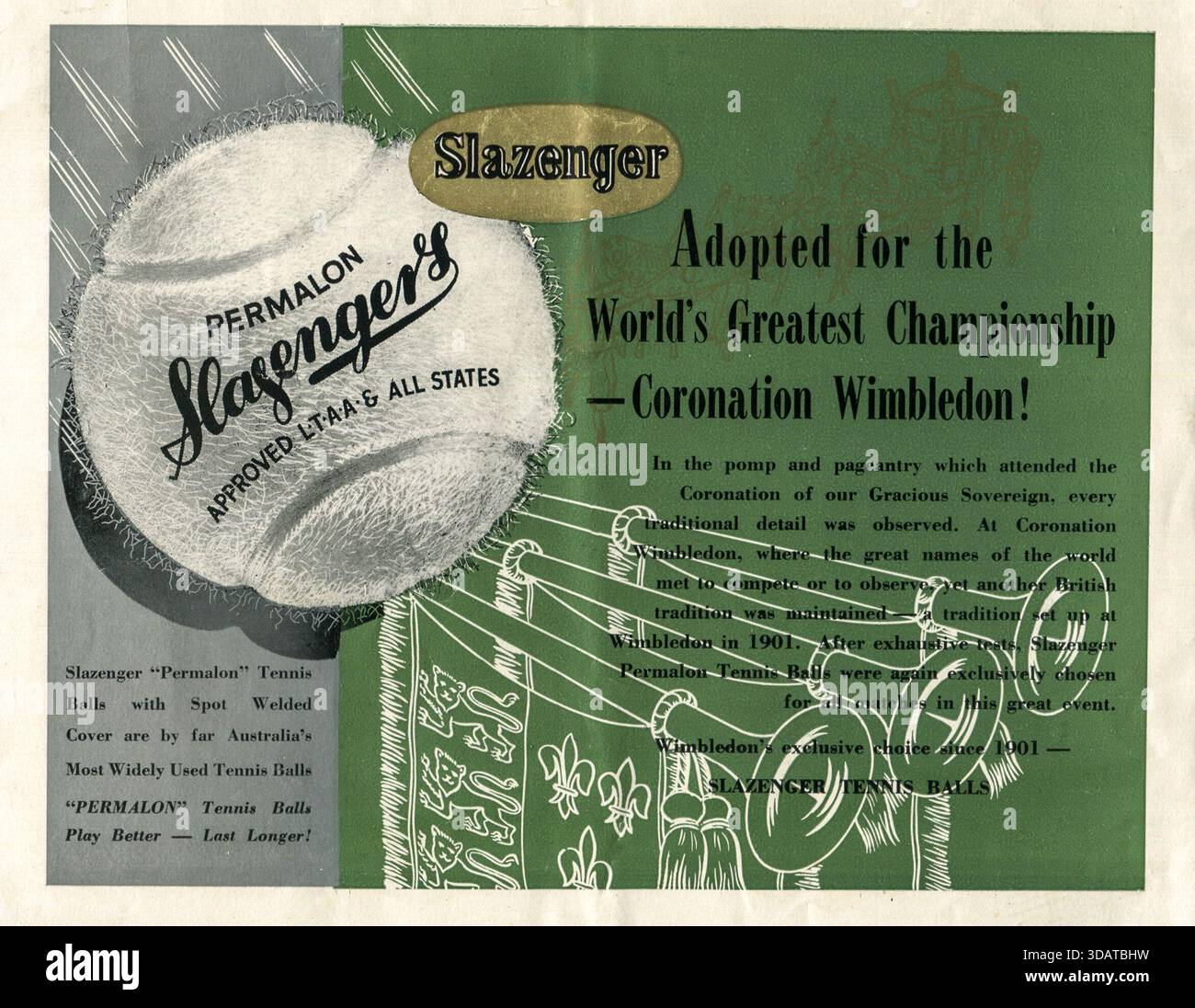 1934 Wimbledon Tennis Poster - Superb art - A.K. Zinkeisen