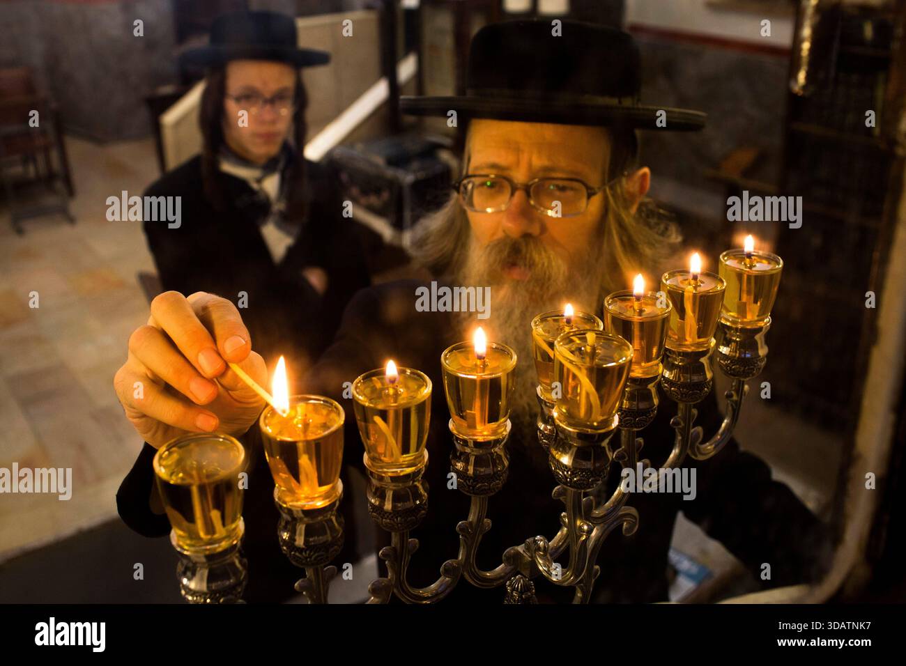 Hanukkah days candles
