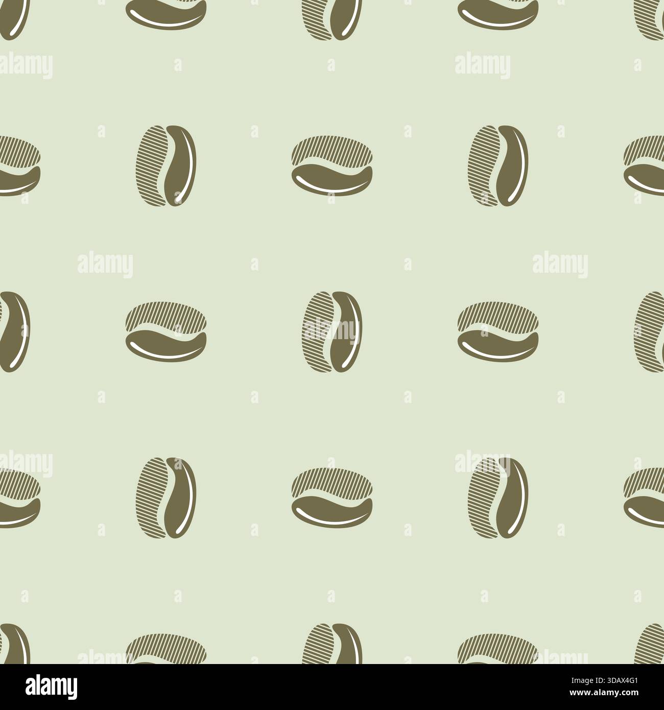 coffee beans abstract seamless pattern. background coffee beans vector Stock Vector