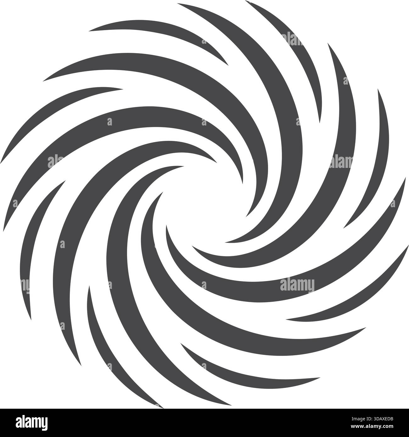 A black and white swirl with a white background Stock Vector Image ...