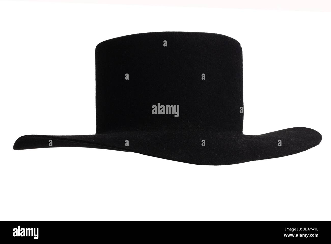 vintage top hat isolated on white background Stock Photo - Alamy