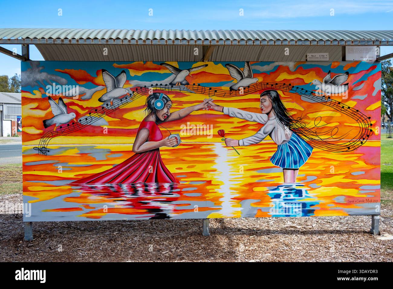 Street Art by Steve and Carole Monk, Rochester, Victoria, Australia ...