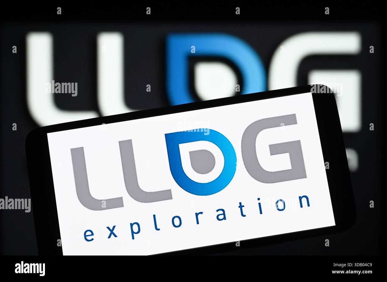 In this photo illustration, the LLOG Exploration logo is seen on a ...