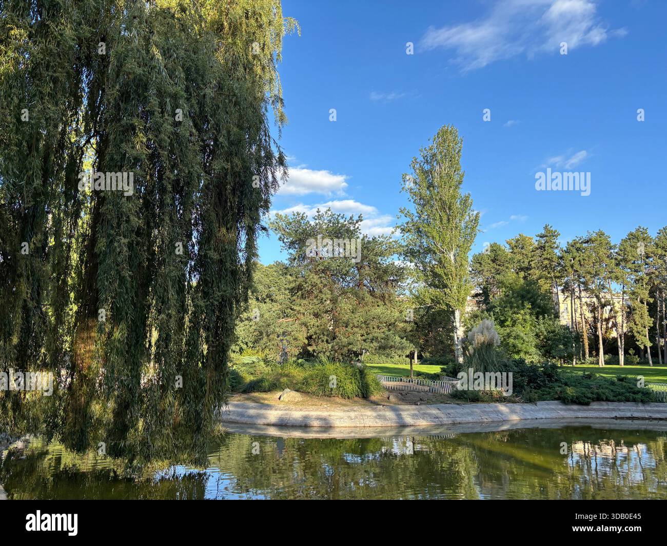 Located in Novi Sad, Serbia, this area, known as Danube Park and Dunavski  Park, is a recreational space for locals Stock Photo - Alamy, image size:1300x1065