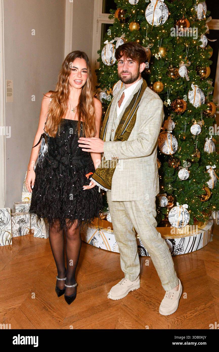 Paris, France. 11th Dec, 2025. Guest attends the HFC (Haute Fragrance Company) Christmas Party at the Musée des Arts décoratifs in Paris on December 11, 2025. Photo by Shootpix/ABACAPRESS.COM Credit: Abaca Press/Alamy Live News Stock Photo