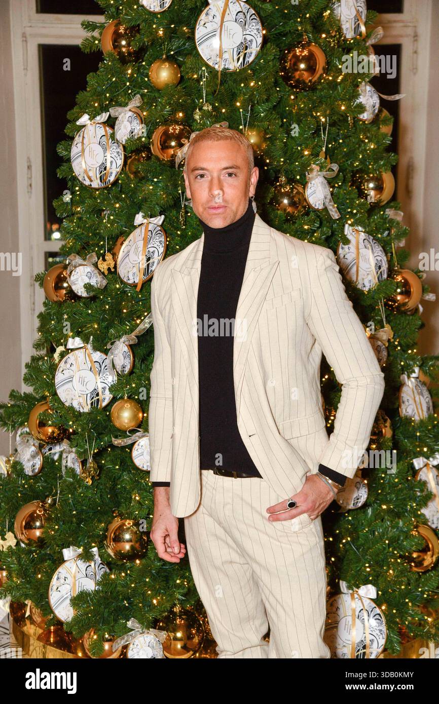 Paris, France. 11th Dec, 2025. Maxime Dereymez attends the HFC (Haute Fragrance Company) Christmas Party at the Musée des Arts décoratifs in Paris on December 11, 2025. Photo by Shootpix/ABACAPRESS.COM Credit: Abaca Press/Alamy Live News Stock Photo