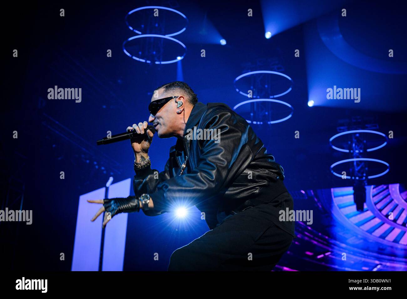 The italian rapper Marracash – pseudonym of Fabio Bartolo Rizzo ...