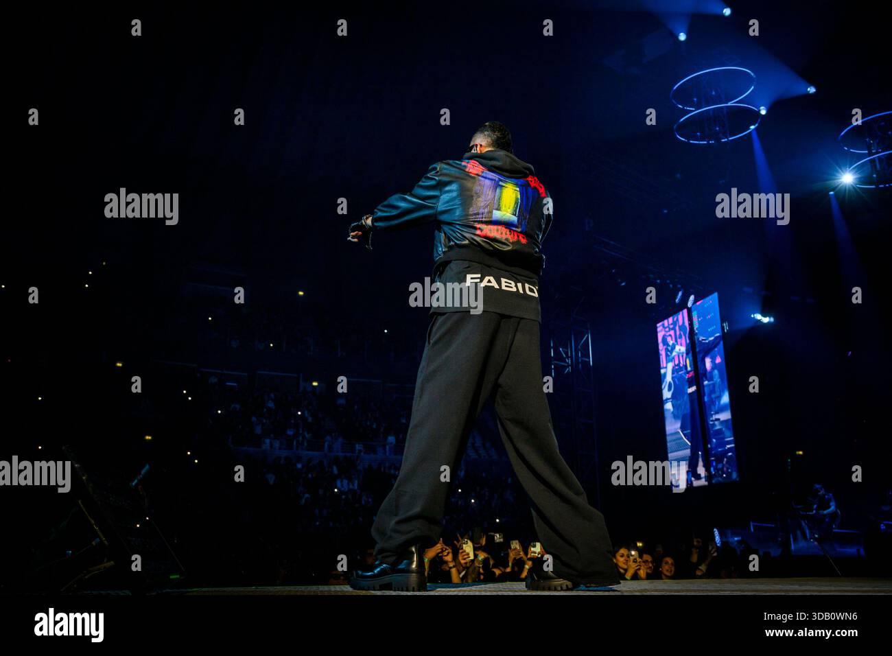 The italian rapper Marracash – pseudonym of Fabio Bartolo Rizzo ...