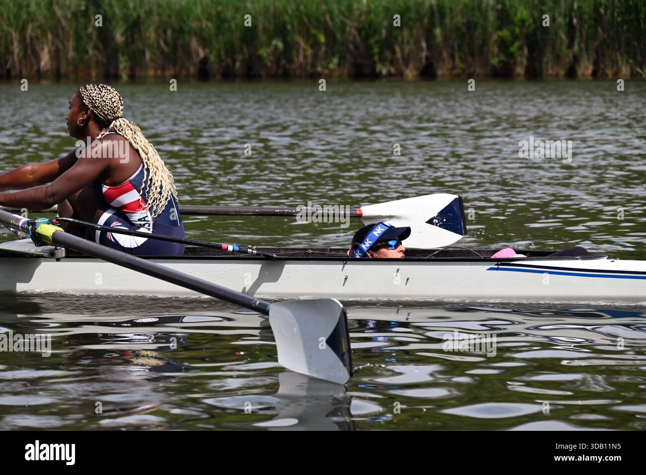 Perfect Rowing Shell Photo River side rowing club hi-res stock photography and images - Alamy