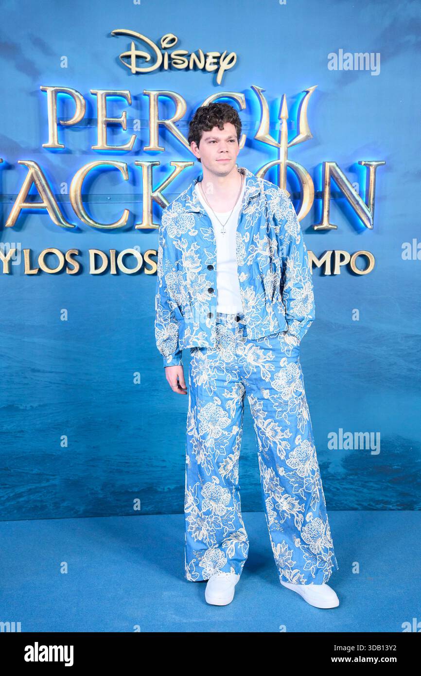Madrid. Spain. 20251213, Daniel Diemer attends ‘Percy Jackson and the